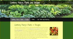 Desktop Screenshot of contrarymarysplants.com